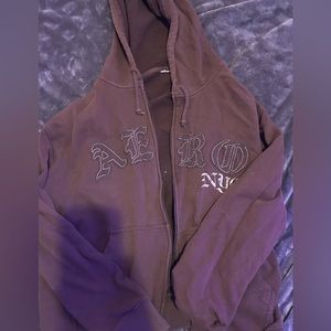 Y2K aero zip up hoodie